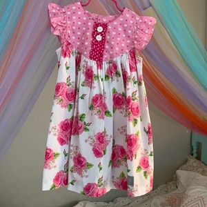 Beautiful floral and hearts dress